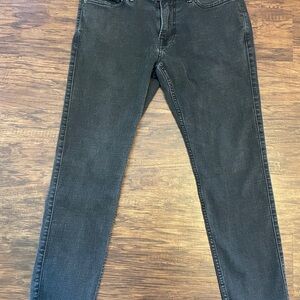 Abercrombie & Fitch, Washed Black Langdon Slim Stretch Jeans Size 31W 30L.